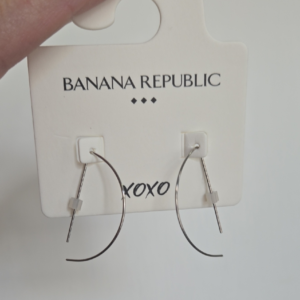 Banana Republic Silver Earrings